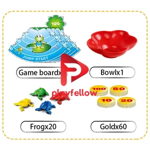 EDUCATIONAL BOARD JUMPING GAME FROG JUMP GAME TOYS FOR CHILDREN