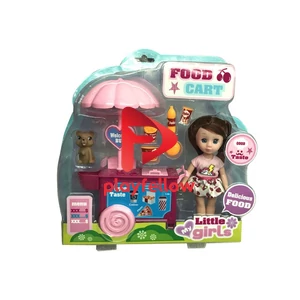 6.5 INCH GIRL DOLL TOY WITH ICE CREAM CAR