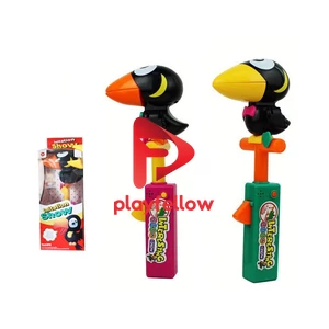 TOUCAN IMPERSONATIONS W/ RECORDING AND PLAYBACK FUNCTION, GREEN/RED