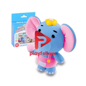 2018 NEW ELEPHANT COLOR CLAY SUPER LIGHT CLAY DIY TOY FOR KIDS