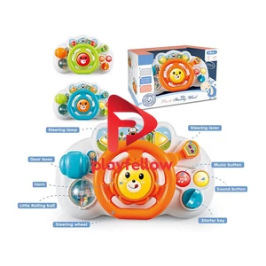 BABY STEERING WHEEL TOYS WITH LIGHT AND SOUND