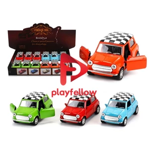 1:32 PULL BACK ALLOY CAR, 4 COLOR MIXED, 12 PCS / BOX