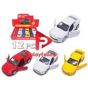 1:32 PULL BACK CHEVROLET + JUGHEAD METAL CAR MODEL W / OPEN THE DOOR + SOUND, LIGHT, 3 COLOR (RED/YELLOW/WHITE), 2 ASST, 12 PCS / BOX