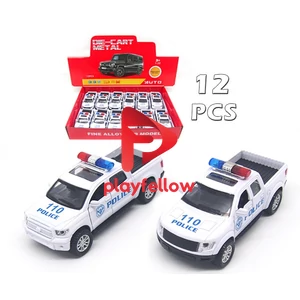 1:32 PULL BACK METAL PICKUP CAR MODEL W / OPEN THE DOOR, WHITE, 2 ASST MIXED, 12 PCS/BOX