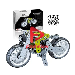 DIY METAL MOTORCYCLE, 120 PCS