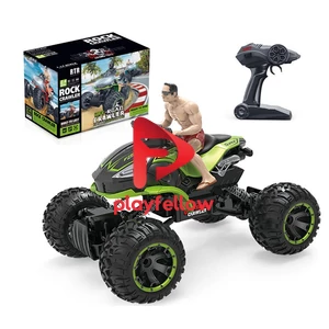 1:14 RC BEACH PEOPLE MOTORIZED FOUR-WHEEL DRIVE CLIMBING OFF-ROAD VEHICLES (RED/BLUE/GREEN MIXED)