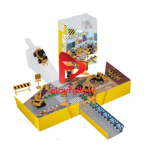 ENGINEERING SET W/ 1 PCS SLIDE WHEEL ALLOY CAR