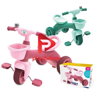 BABY TRICYCLE, PINK & GREEN