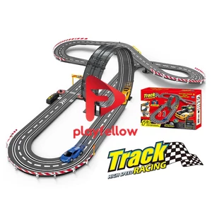 WIRE CONTROL HIGH SPEED RACING TRACK W / 2 PCS 1:43 CAR, CHARGER, 2 PCS CONTROLLER