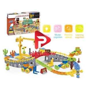 RAIL TRAIN SET, 95 PCS