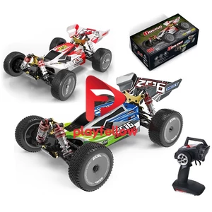 1:14 ELECTRIC & REMOTE CONTROL FOUR-WHEEL DRIVE RACING CAR (ALLOY METAL) RED/ GREEN MIXED