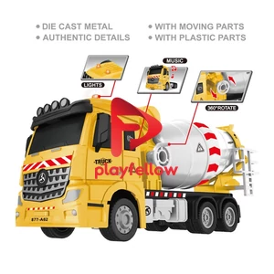 1:43 PULL BACK ALLOY TRUCK W / LIGHT, MUSIC