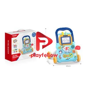 BABY ELEPHANT MUSICIAN WALKER (BLUE)