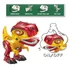 ALLOY DINOSAUR, 12PCS/BOX, 3COLOR MIXED