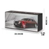 1:24 PULL BACK MATEL CAR W / OPENABLE DOORS, MUSIC, LIGHT, BATTERY (RED/BLACK)