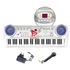 61 KEY ELECTRIC KEYBOARD W/ CHARGER + MICROPHONE + LCD