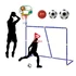 3 IN 1 BASKETBALL STAND + FOOTBALL