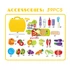 VEGETABLES & FRUITS SET, 39 PCS