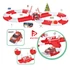 96 PCS TRACK W/1 PCS 5 LED LIGHT CAR (CHRISTMAS)