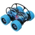 2.4 GHZ RC STUNT CAR W/BATTERY, BLUE/GREEN