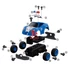 DIY BUILDING BLOCK POLICE CAR W/IC, SOUND, 22 PCS