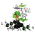 DIY B/O CITY SANITATION BUILDING BLOCKS CAR W/SOUND, 31 PCS